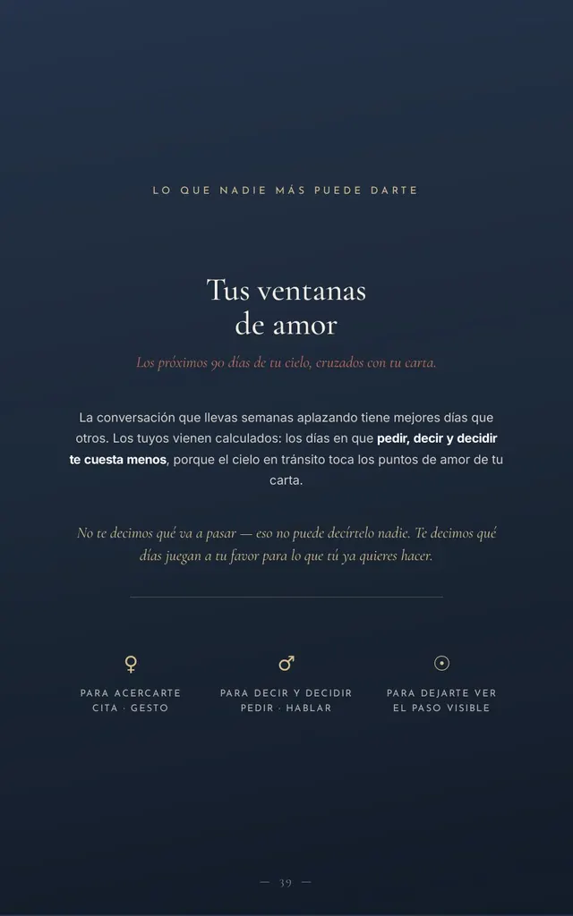 Página de ventanas del dossier